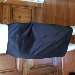 Ladies Black Satin skirt Size 8